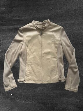 Vintage Danier Leather Moto Jacket Streetwear Y2K